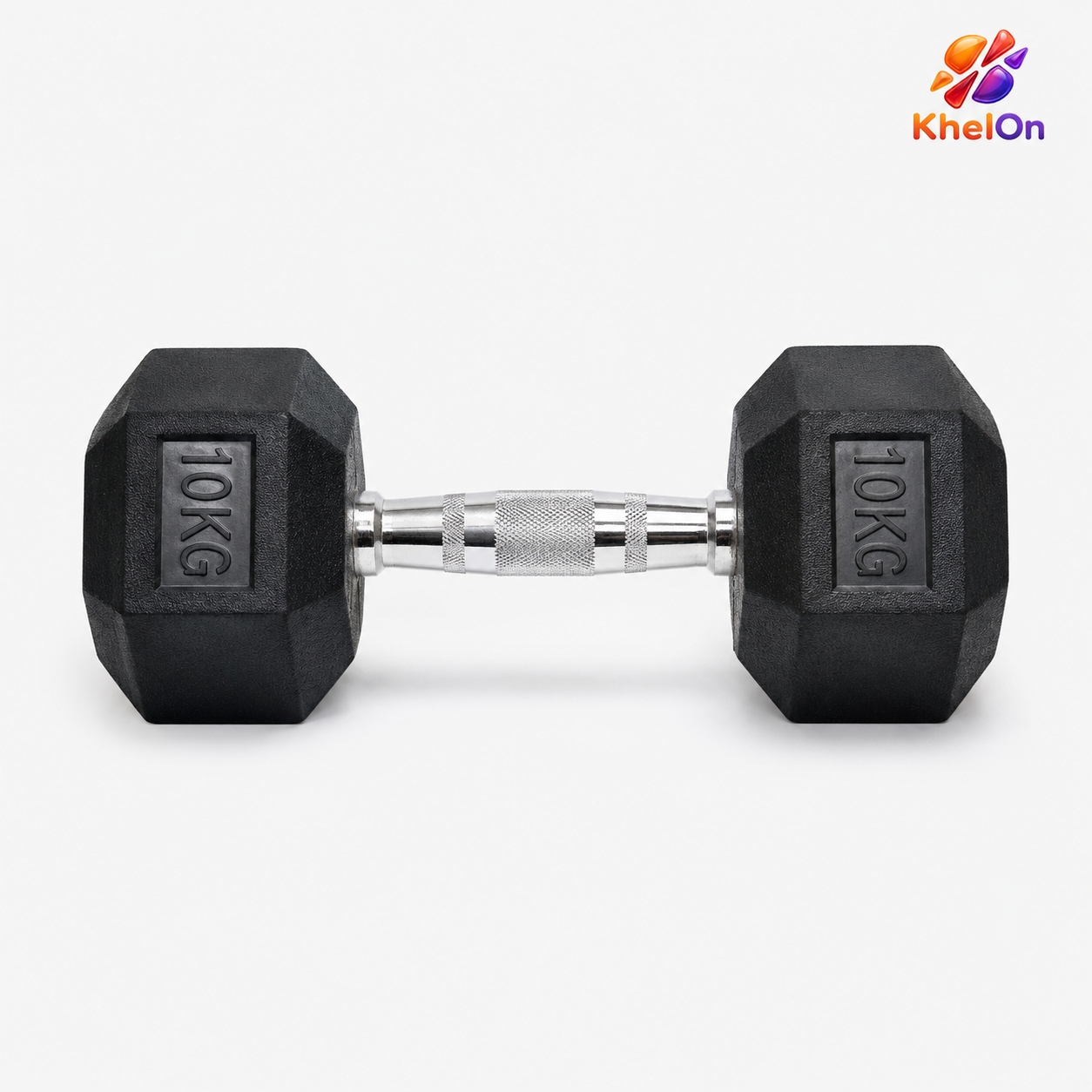 KhelOn Hexa Dumbbell 10 kg - SINGLE