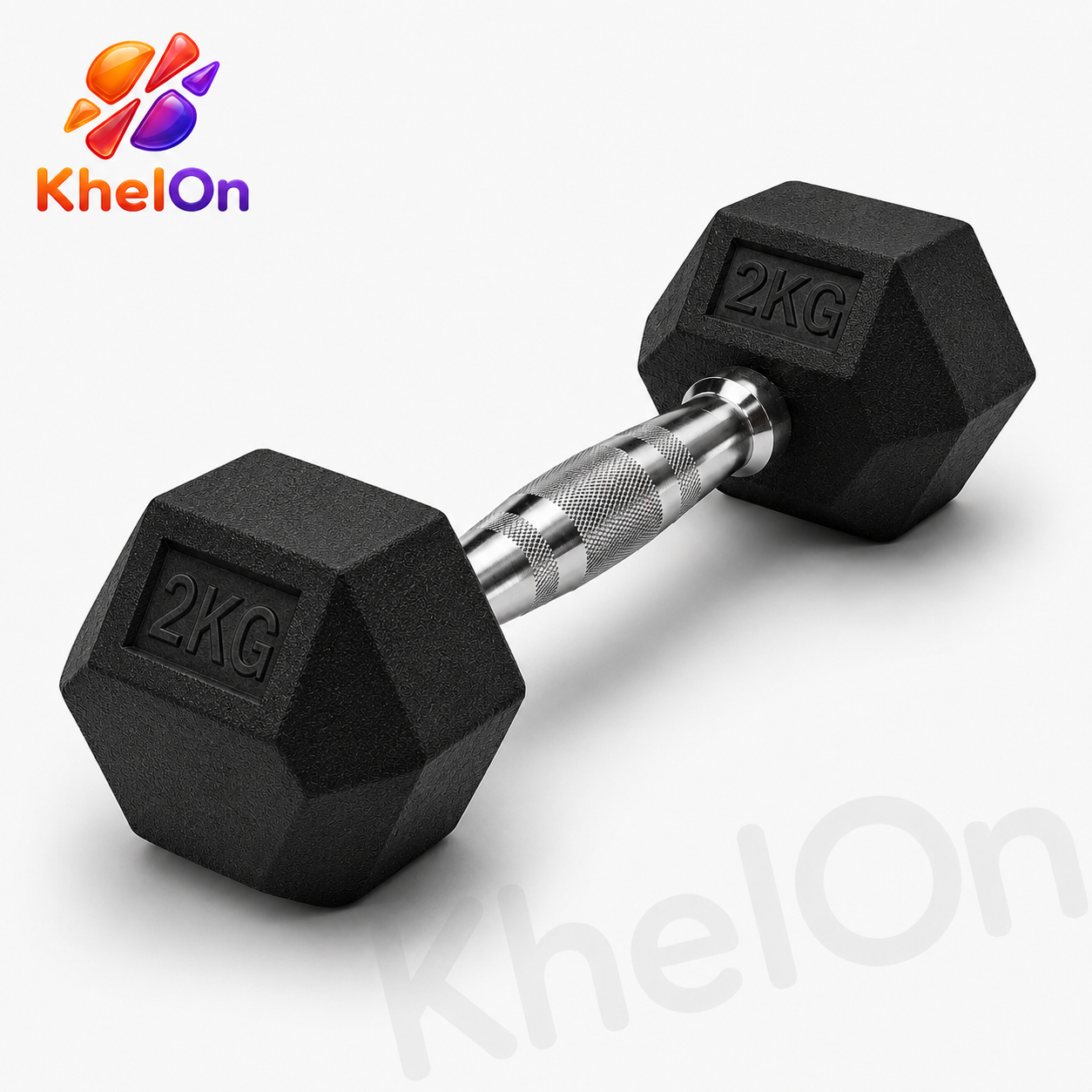 KhelOn 2 KG Hex Dumbbell set