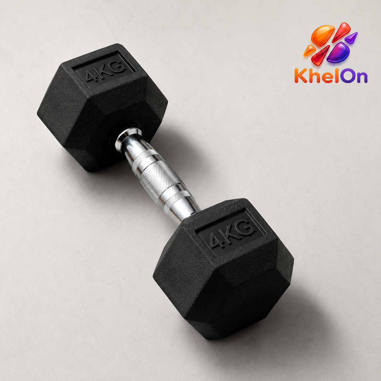 KhelOn - Hex Dumbbles - 4 kg Set