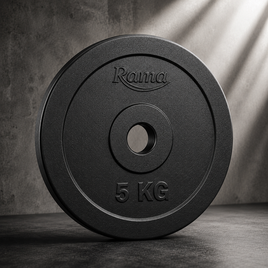 Rama All-Rubber Weight Plates - 5KG (Set of 2)
