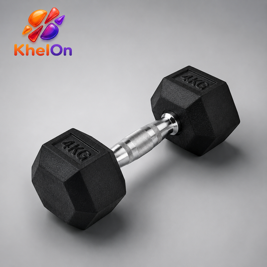 KhelOn - Hex Dumbbells - 4 kg Set