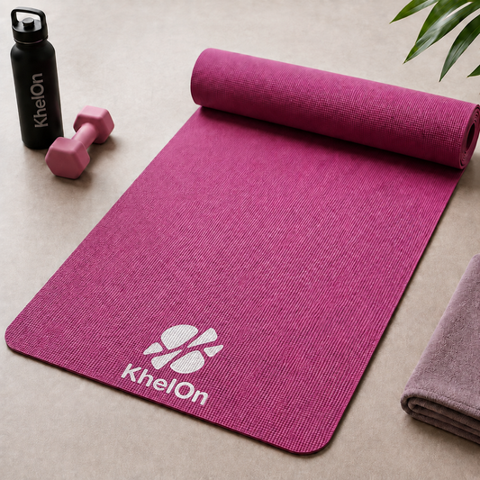 KhelOn TPE Yoga Mat - Pink*