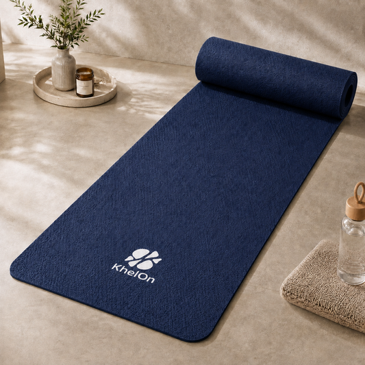 KhelOn TPE Yoga Mat - Blue*