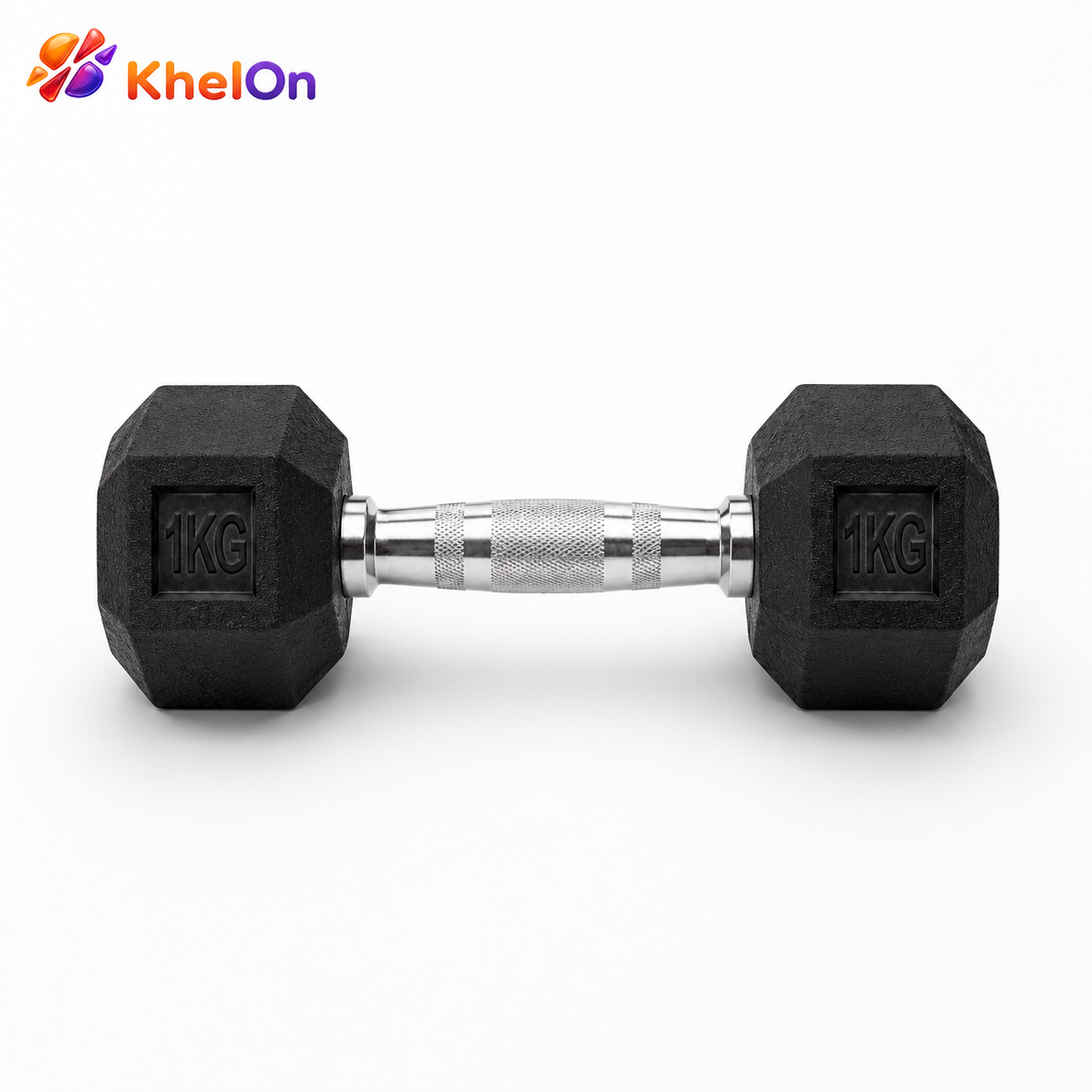 KhelOn - Hex Dumbbles - 1 kg Set