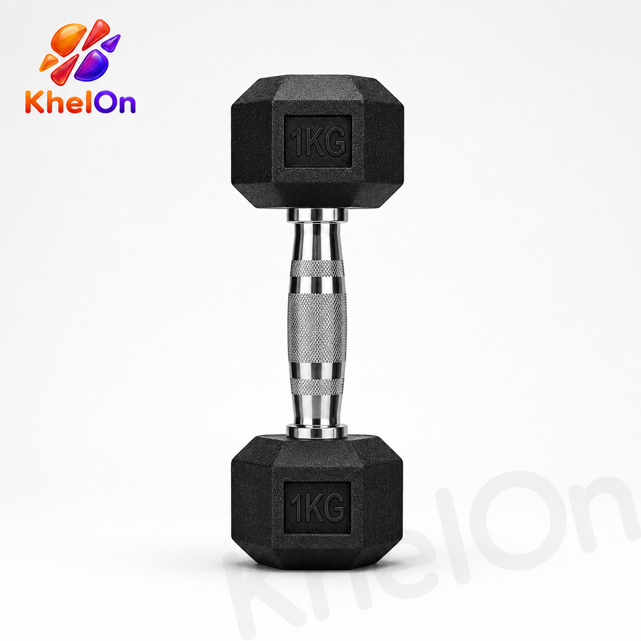KhelOn - Hex Dumbbles - 1 kg Set